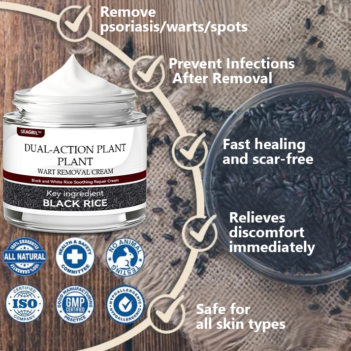 👑👑 SEAGRIL™ 𝐁𝐥𝗮𝐜𝐤 𝐑𝐢𝐜𝗲 𝐒𝐤𝗶𝐧 𝐑𝗲𝐩𝐚𝗶𝐫 𝐄𝐬𝐬𝗲𝐧𝐜𝐞 𝐂𝐫𝗲𝗮𝐦 ⚕️ 𝗠𝗛𝗥𝗔 𝗖𝗲𝗿𝘁𝗶𝗳𝗶𝗲𝗱 (𝗘𝗹𝗶𝗺𝗶𝗻𝗮𝘁𝗲𝘀 𝘄𝗮𝗿𝘁𝘀 𝗮𝗻𝗱 𝘀𝗸𝗶𝗻 𝘁𝗮𝗴𝘀, 𝗿𝗲𝗹𝗶𝗲𝘃𝗲𝘀 𝗽𝘀𝗼𝗿𝗶𝗮𝘀𝗶𝘀, 𝗶𝗺𝗽𝗿𝗼𝘃𝗲𝘀 𝗸𝗲𝗿𝗮𝘁𝗶𝗻 𝗯𝘂𝗶𝗹𝗱-𝘂𝗽 𝗮𝗻𝗱 𝗳𝗼𝗹𝗹𝗶𝗰𝘂𝗹𝗮𝗿 𝗸𝗲𝗿𝗮𝘁𝗶𝗻𝗶𝘇𝗮𝘁𝗶𝗼𝗻, 𝗳𝗮𝗱𝗲𝘀 𝗽𝗶𝗴𝗺𝗲𝗻𝘁𝗮𝘁𝗶𝗼𝗻, 𝘀𝘂𝗻 𝘀𝗽𝗼𝘁𝘀 & 𝗮𝗴𝗲 𝘀𝗽𝗼ts)