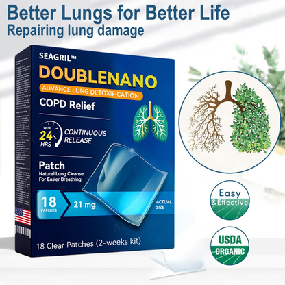 FDA Approved SEAGRIL™ DoubleNano COPD Relief Patch (💝 Cough, wheezing, shortness of breath, sputum, stuffy nose, bronchitis, bronchitis, allergy symptoms, lung discomfort)