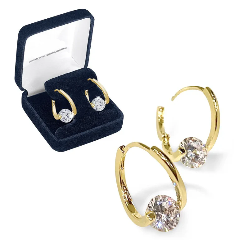 (🔥LAST DAY SALE-66% OFF) SEAGRIL™ Lymphvity MagneTherapy Germanium Earrings