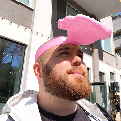 😂 Palm-Sized Sun Hat – Wear Fun, Steal the Spotlight!