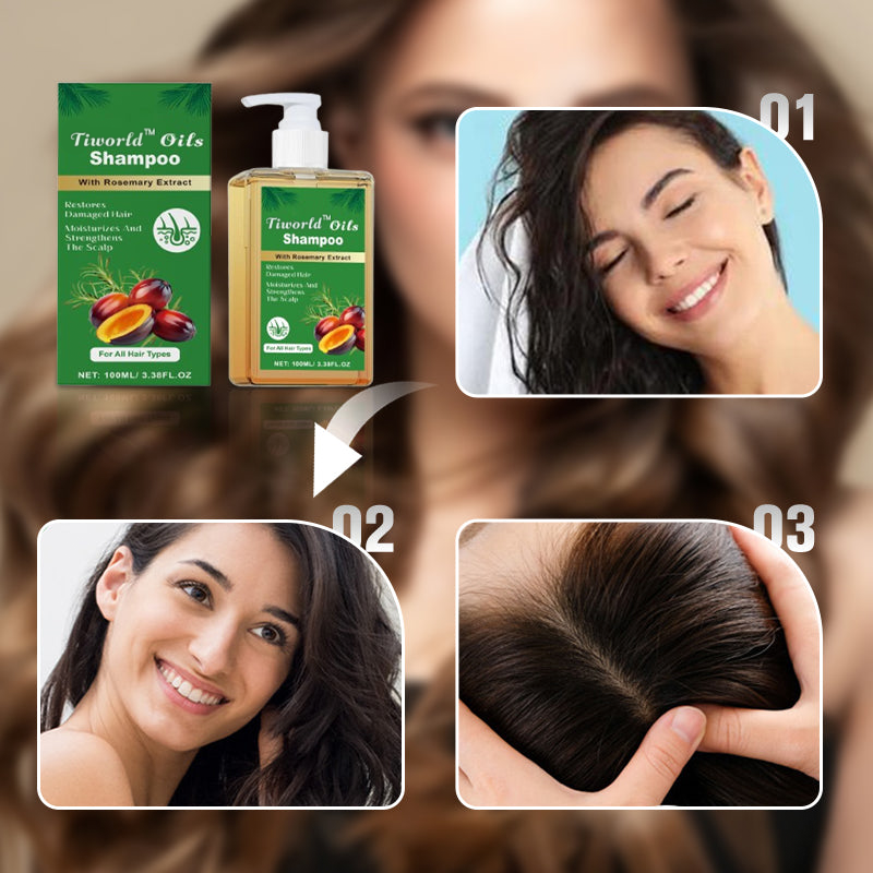 ⏰Last Day Hot Sale!!⌛🏆Buy 3 Get 2 Free ✨👧TIWORLD™ Oil Shampoo with Rosemary Extract🌸