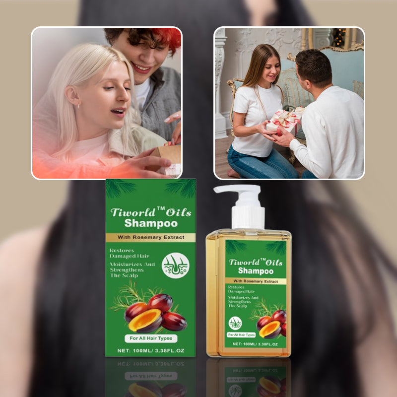 ⏰Last Day Hot Sale!!⌛🏆Buy 3 Get 2 Free ✨👧TIWORLD™ Oil Shampoo with Rosemary Extract🌸