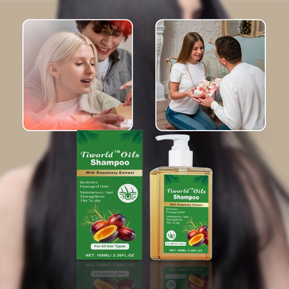 ⏰Last Day Hot Sale!!⌛🏆Buy 3 Get 2 Free ✨👧TIWORLD™ Oil Shampoo with Rosemary Extract🌸