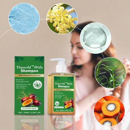 ⏰Last Day Hot Sale!!⌛🏆Buy 3 Get 2 Free ✨👧TIWORLD™ Oil Shampoo with Rosemary Extract🌸