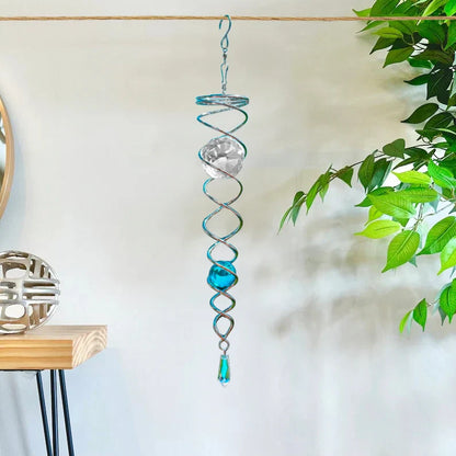 🔥 Last Day Sale Price |✨ Sacred Journey Spiral Crystal - Handmade by Sarah Moon (14 inches Length)