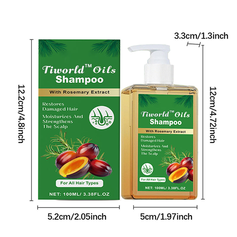 ⏰Last Day Hot Sale!!⌛🏆Buy 3 Get 2 Free ✨👧TIWORLD™ Oil Shampoo with Rosemary Extract🌸