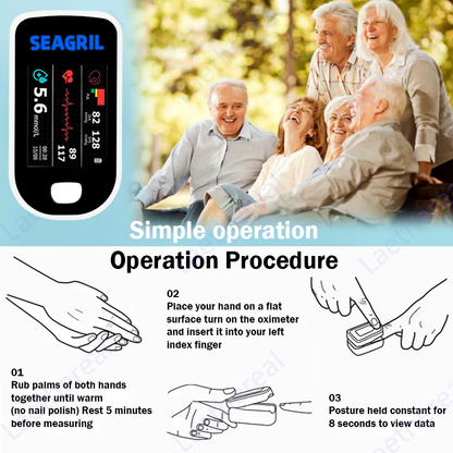 SEAGRIL™ 2026 New Advanced Non-invasive Glucose Monitor - 99.9% Accuracy + Exclusive Gifts ✅ TGA Certified
