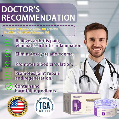 2026⏰Black Friday Limited-Time Special Offer: BUY 1 GET 1 FREE🔥SEAGRIL™ Turmeric & Emu Oil Arthritis Soothing Pain Relief Massage Gel 👨‍⚕️ American Osteopathic Association (AOA) Approved