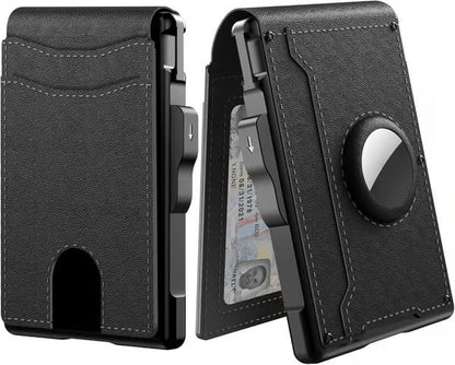 🔥Last Day Promotion 79% OFF--Men's Simple Bifold Wallet- with Pop Up Aluminum Case Money Clip Slim Leather Slots Credit Card Holder RFID Blocking Bifold Minimalist Wallet(🎁Perfect Gift)