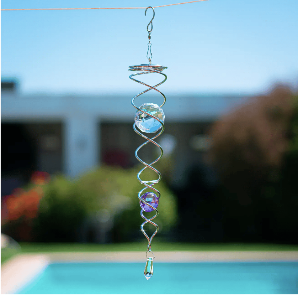 🔥 Last Day Sale Price |✨ Sacred Journey Spiral Crystal - Handmade by Sarah Moon (14 inches Length)