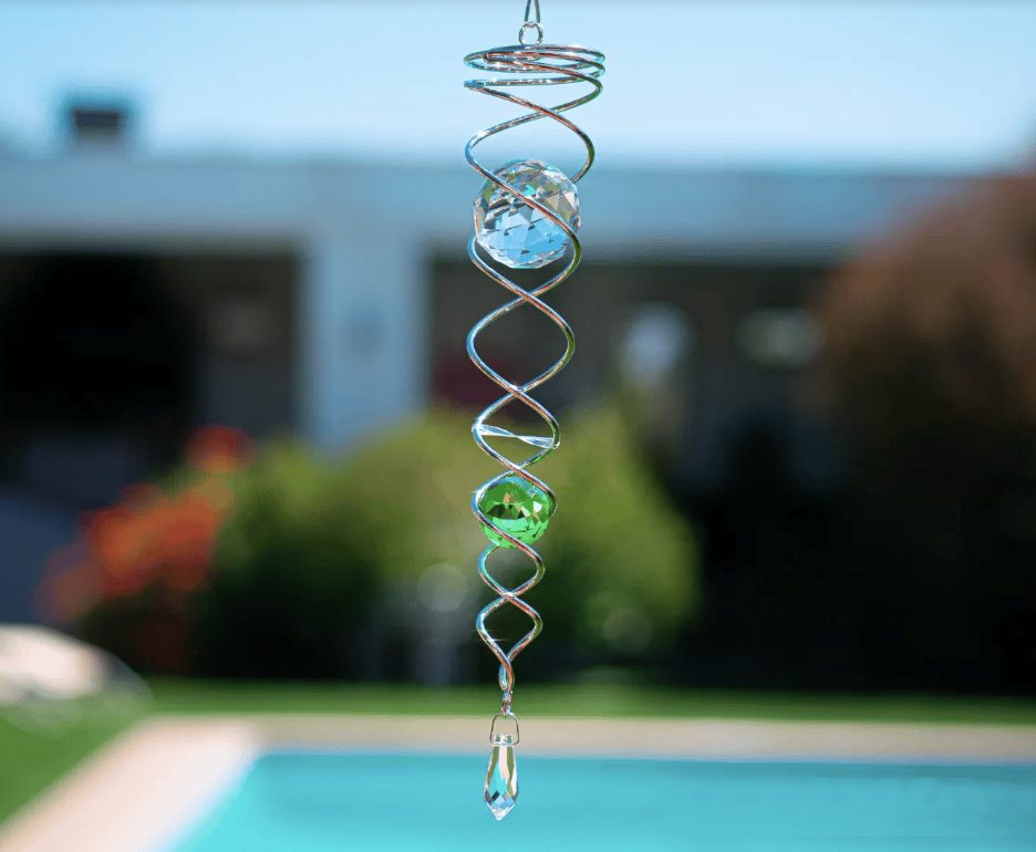 🔥 Last Day Sale Price |✨ Sacred Journey Spiral Crystal - Handmade by Sarah Moon (14 inches Length)