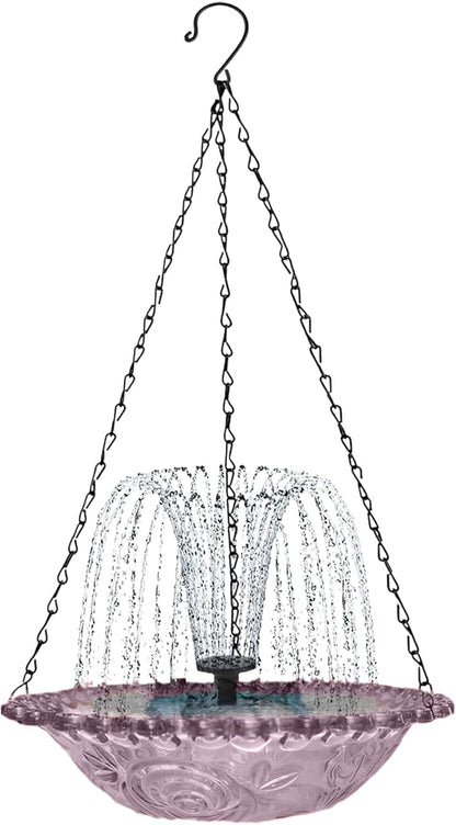 🌸Spring Promotion--Solar Powered Hanging Bird Bath Fountain